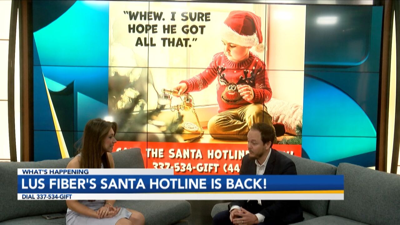 Join the Holiday Fun: LUS Fiber's Santa Hotline is Back for Christmas Cheer!